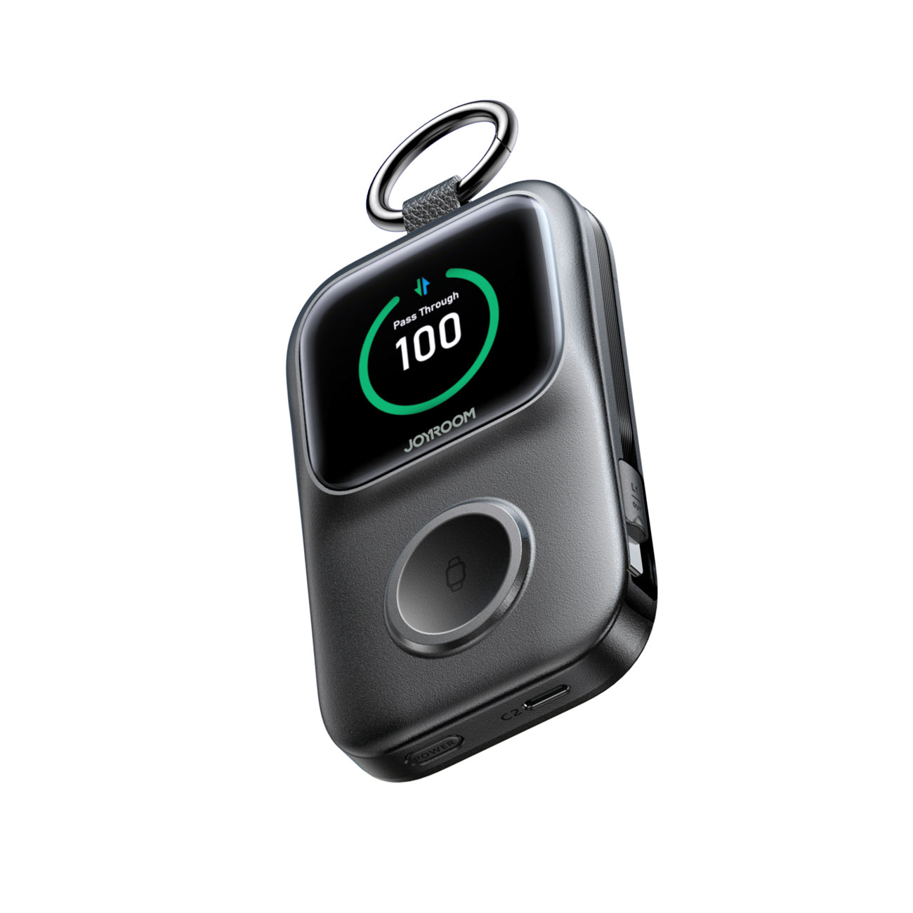 Joyroom JR-W19 5000mAh Powerbank su 5W belaidžiu laikrodžio įkrovimu - juodas -- Powerbanks