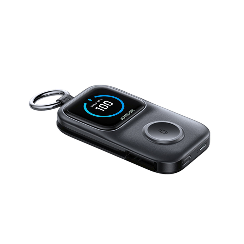 Joyroom JR-W19 5000mAh Powerbank su 5W belaidžiu laikrodžio įkrovimu - juodas -- Powerbanks