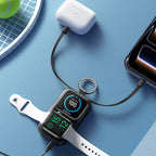 Joyroom JR-W19 5000mAh Powerbank su 5W belaidžiu laikrodžio įkrovimu - juodas -- Powerbanks