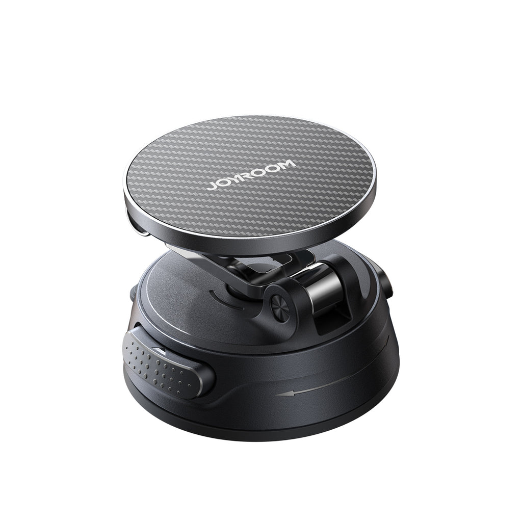Joyroom JR-ZS51 magnetinis automobilinis laikiklis su siurbtuvu priekinio stiklo arba prietaisų skydeliui - juodas --...
