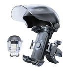 Joyroom JR-ZS526 Dviračio laikiklis su automatiniu skydeliu nuo saulės - juodas