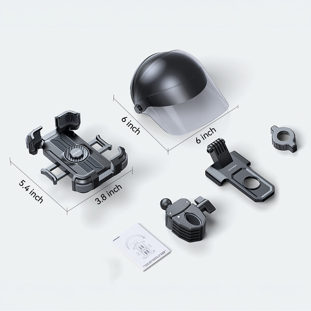 Joyroom JR-ZS526 Dviračio laikiklis su automatiniu skydeliu nuo saulės - juodas