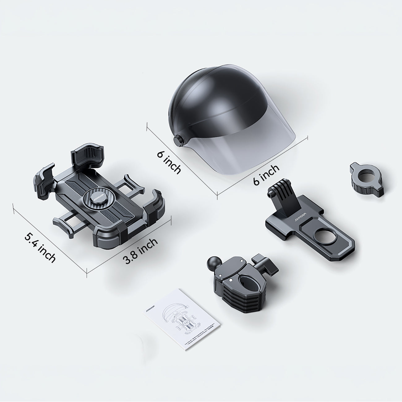 Joyroom JR-ZS526 Dviračio laikiklis su automatiniu skydeliu nuo saulės - juodas