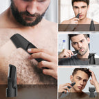 MAXGROOM LK-881 Multifunkcinis kirptuvas su keičiamais antgaliais - juodas -- Hair Clippers & Trimmers