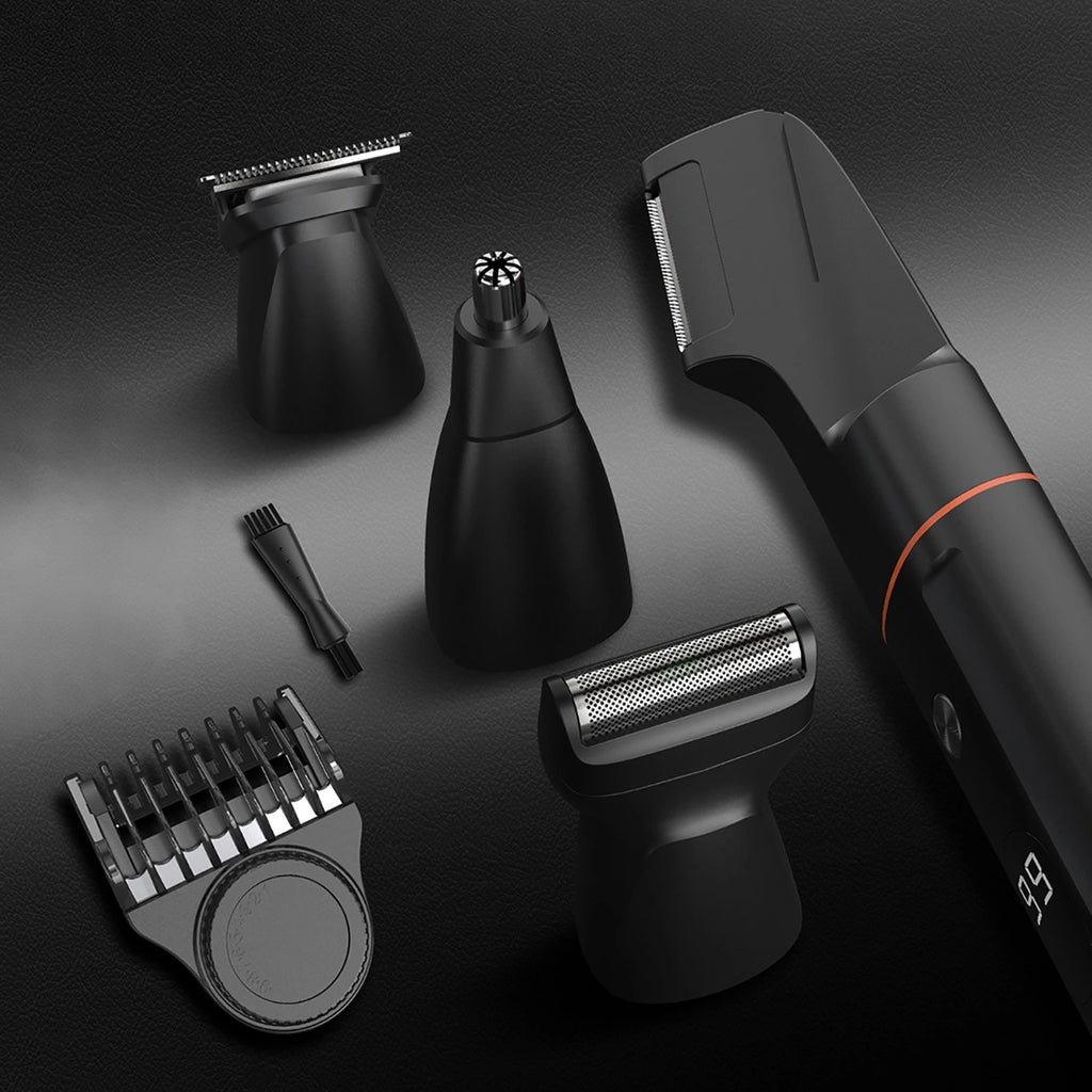 MAXGROOM LK-881 Multifunkcinis kirptuvas su keičiamais antgaliais - juodas -- Hair Clippers & Trimmers