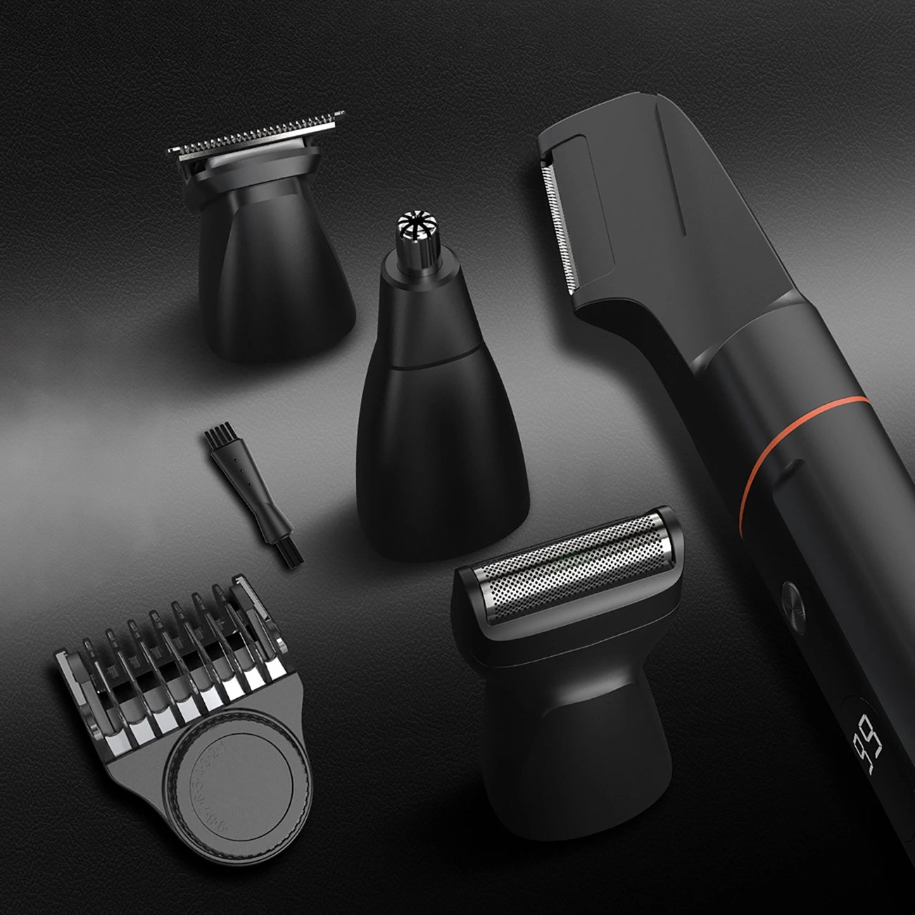 MAXGROOM LK-881 Multifunkcinis kirptuvas su keičiamais antgaliais - juodas -- Hair Clippers & Trimmers
