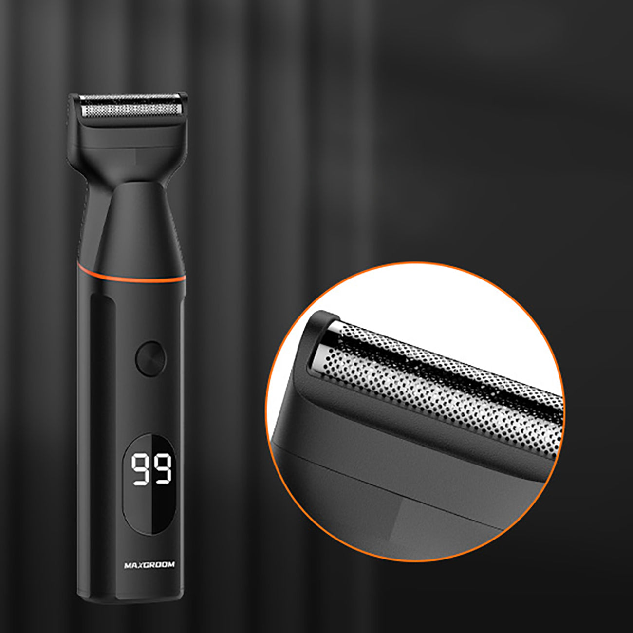 MAXGROOM LK-881 Multifunkcinis kirptuvas su keičiamais antgaliais - juodas -- Hair Clippers & Trimmers