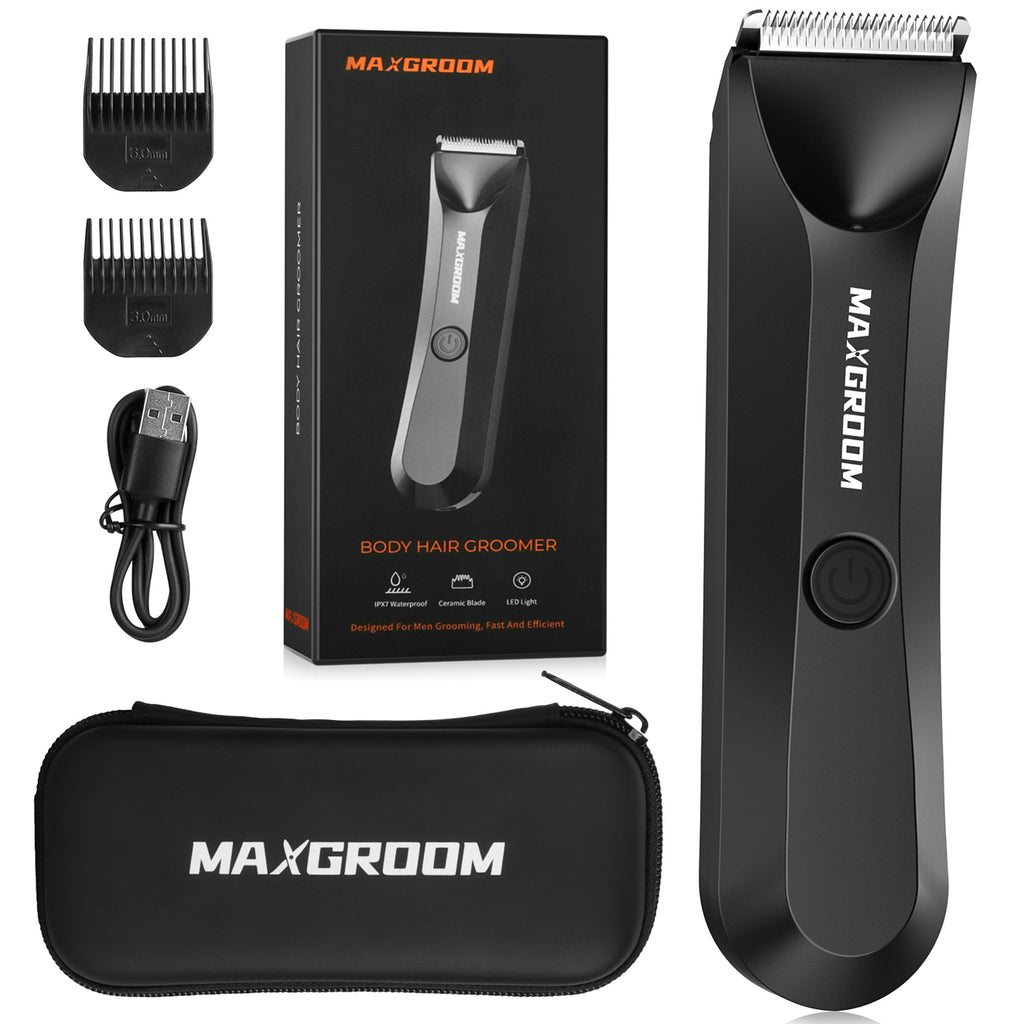 MAXGROOM RFCD-9087 daugiafunkcis trimmeris su LED apšvietimu - juodas -- Hair Clippers & Trimmers