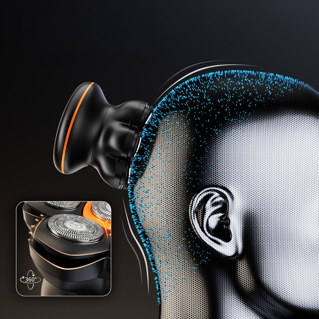 MAXGROOM JK-1688 elektrinė skustuva galvai ir barzdai - juoda -- Hair Clippers & Trimmers