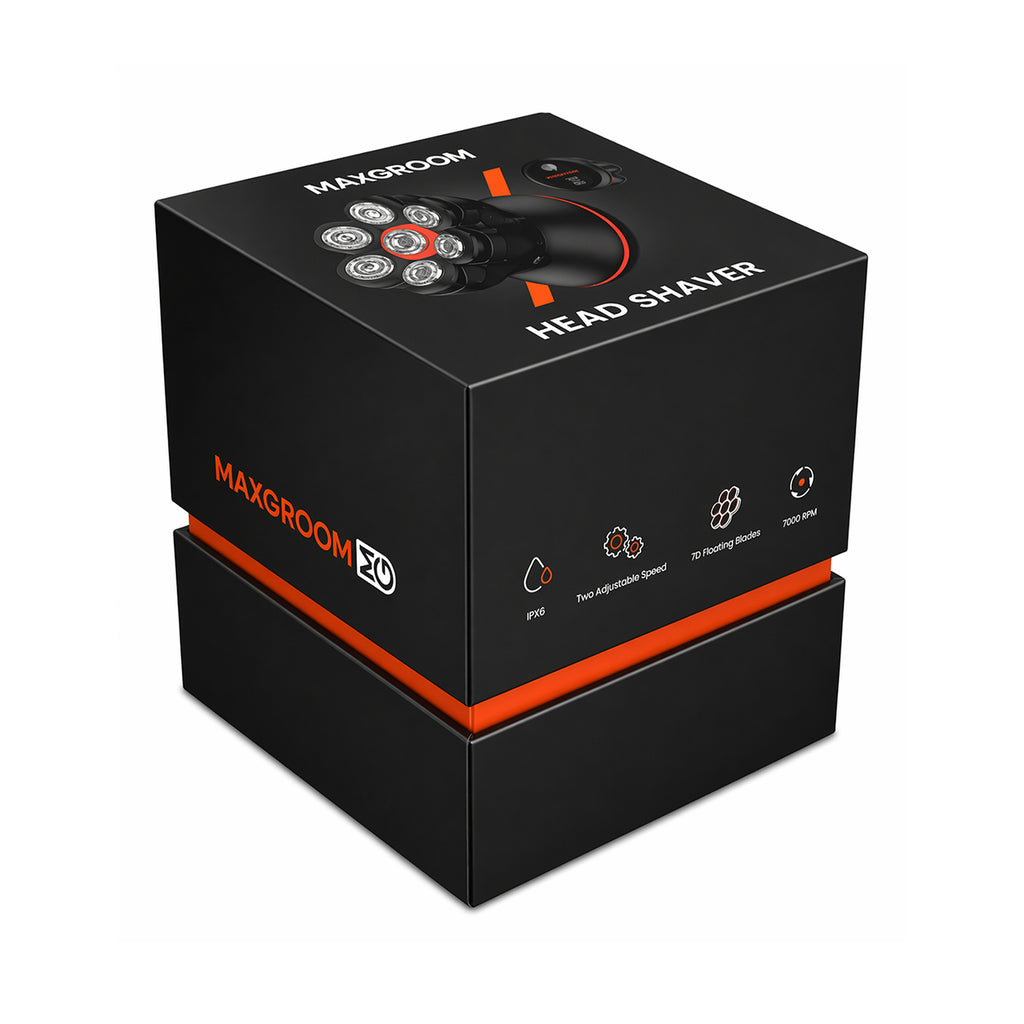 MAXGROOM JK-1688 elektrinė skustuva galvai ir barzdai - juoda -- Hair Clippers & Trimmers