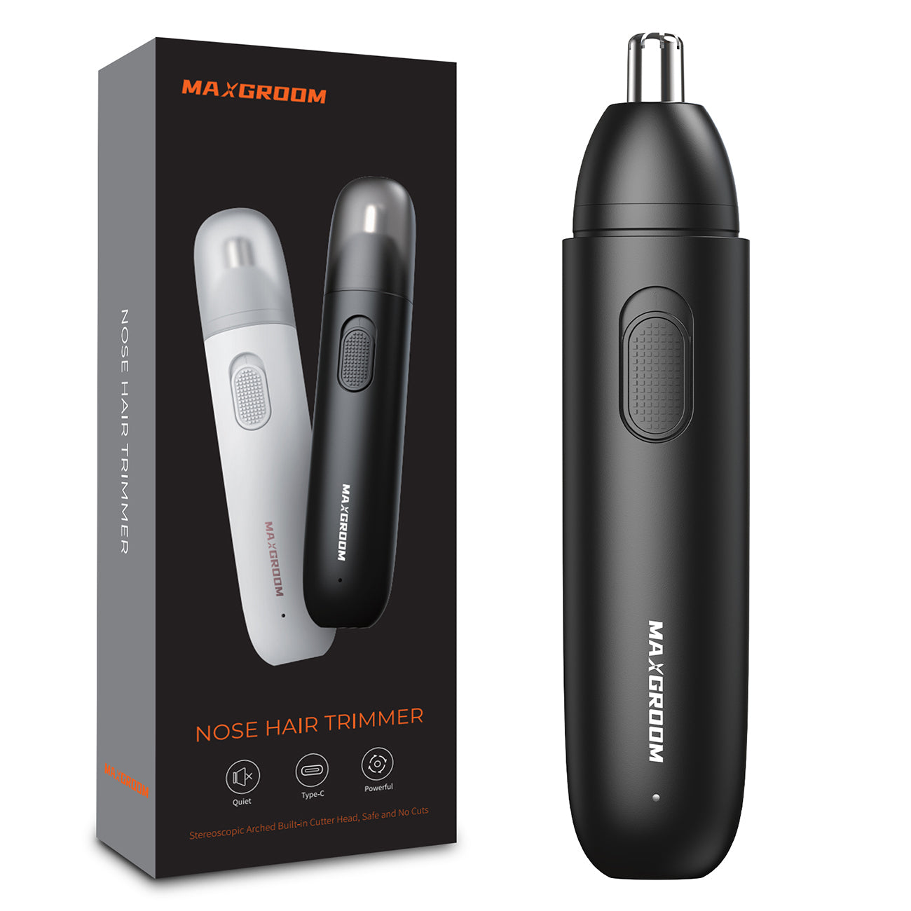 MAXGROOM GT2220A nosies, ausų ir antakių trimmeris - juodas -- Hair Clippers & Trimmers