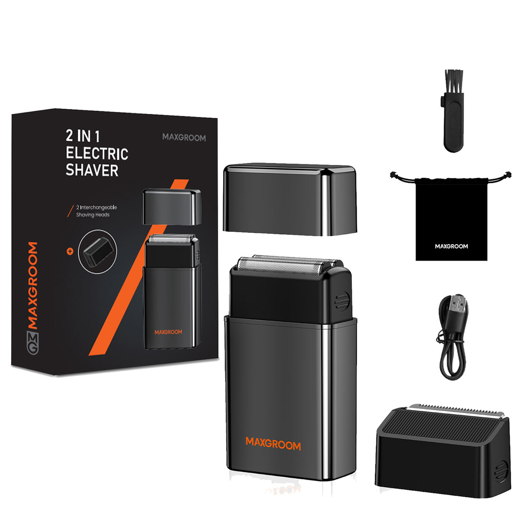 MAXGROOM ZG-F5580 2-in-1 elektrinė skustuva - juoda -- Hair Clippers & Trimmers