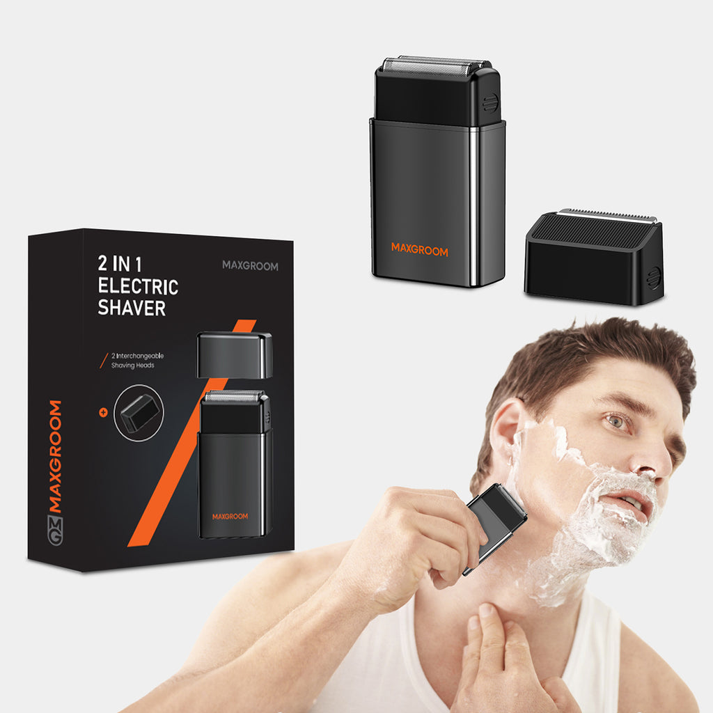 MAXGROOM ZG-F5580 2-in-1 elektrinė skustuva - juoda -- Hair Clippers & Trimmers