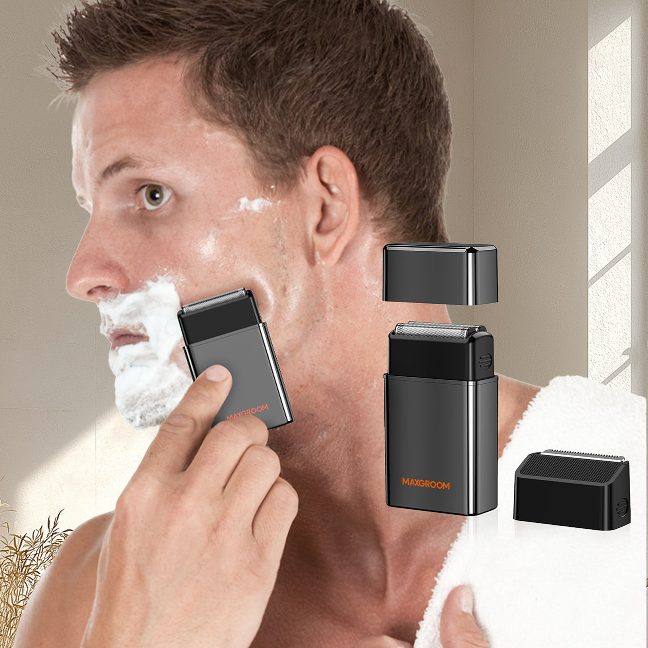 MAXGROOM ZG-F5580 2-in-1 elektrinė skustuva - juoda -- Hair Clippers & Trimmers
