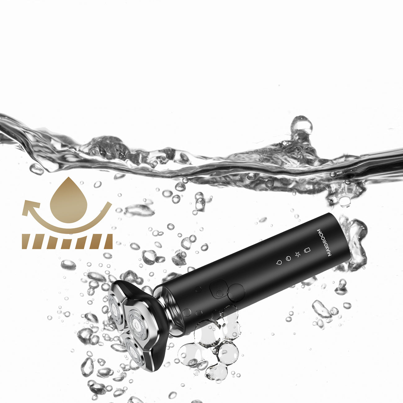 MAXGROOM BS-8012A 3-in-1 elektrinė skustuva - juoda -- Hair Clippers & Trimmers