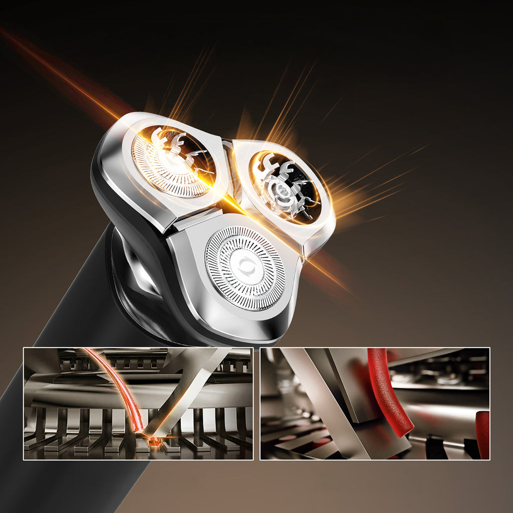 MAXGROOM BS-8012A 3-in-1 elektrinė skustuva - juoda -- Hair Clippers & Trimmers