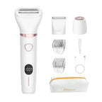 MAXGROOM JK-105 3-in-1 moterų kūno ir veido trimmeris - balta -- Hair Clippers & Trimmers