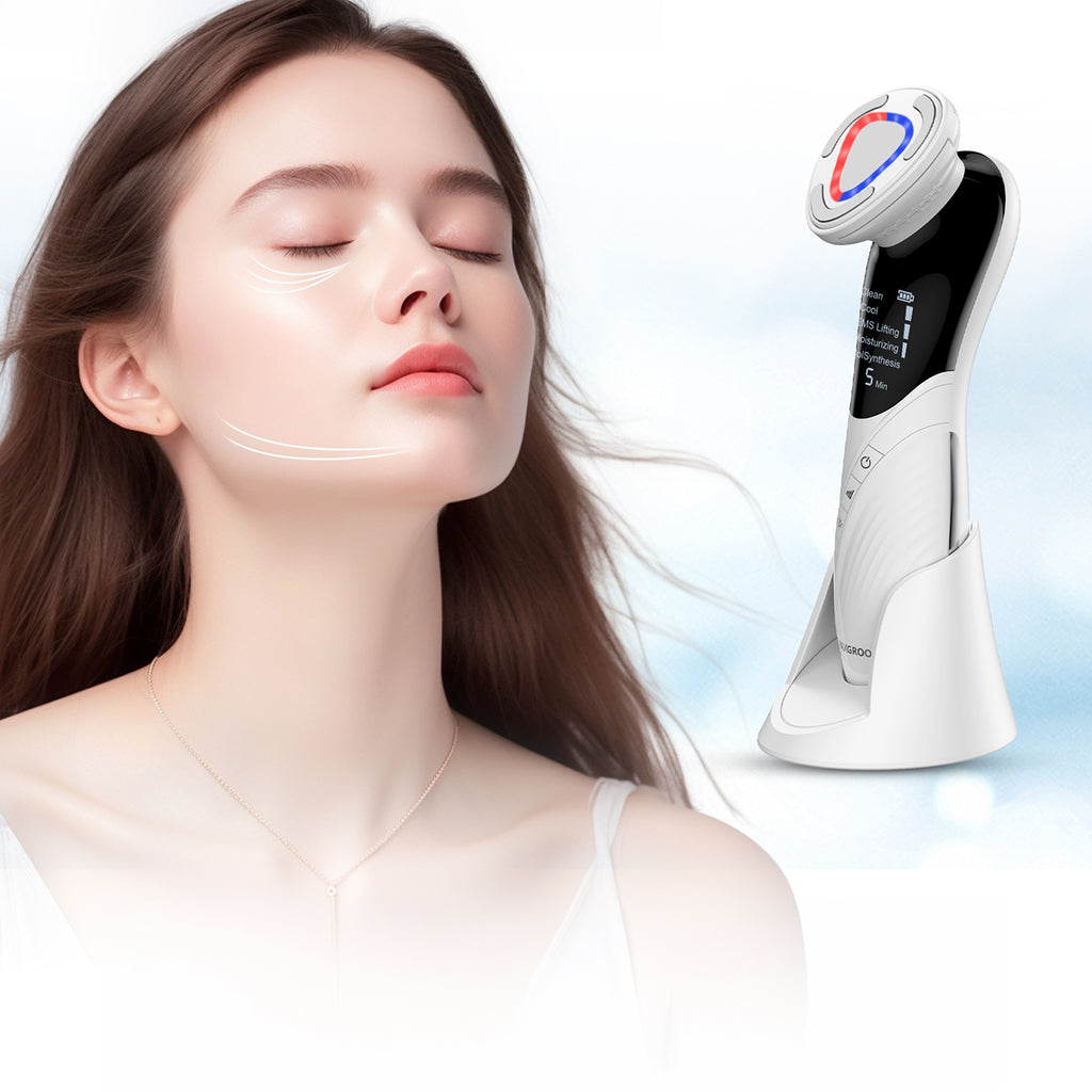 MAXGROOM D849 9-in-1 veido masažuoklis su priežiūros funkcijomis - balta -- Hair Clippers & Trimmers
