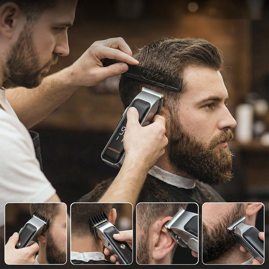 MAXGROOM ZC-F608 plaukų kirpimas su trimmeriu - juoda -- Hair Clippers & Trimmers