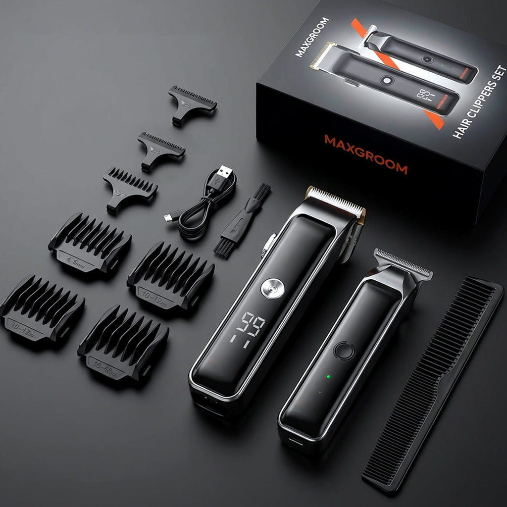 MAXGROOM ZC-F608 plaukų kirpimas su trimmeriu - juoda -- Hair Clippers & Trimmers
