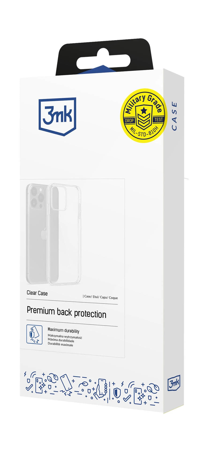3mk Clear Case skirtas Motorola Moto G86 Power - skaidrus -- Motorola Moto G86 Power