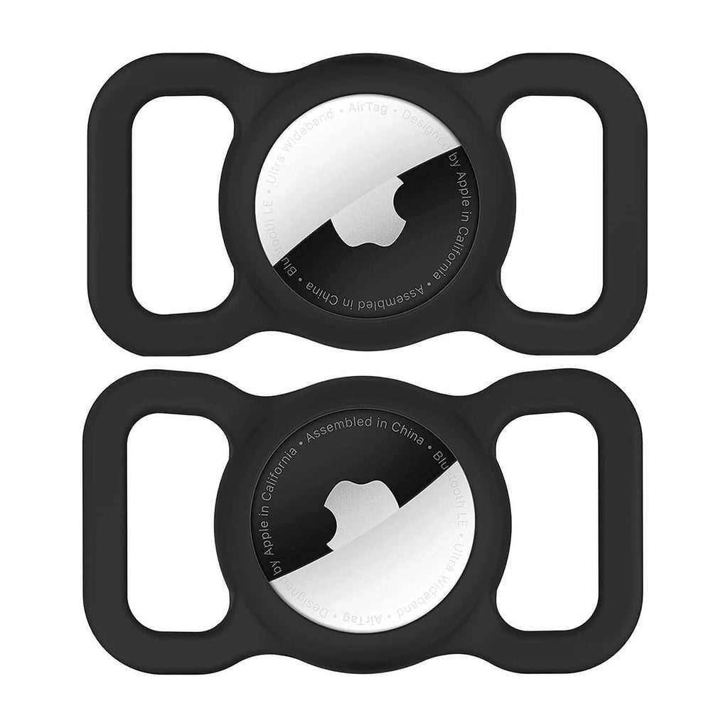 Wozinsky WEA-01 atvejas Apple AirTag silikoninis šunies arba katės obrožei - juodas -- Other phone accessories