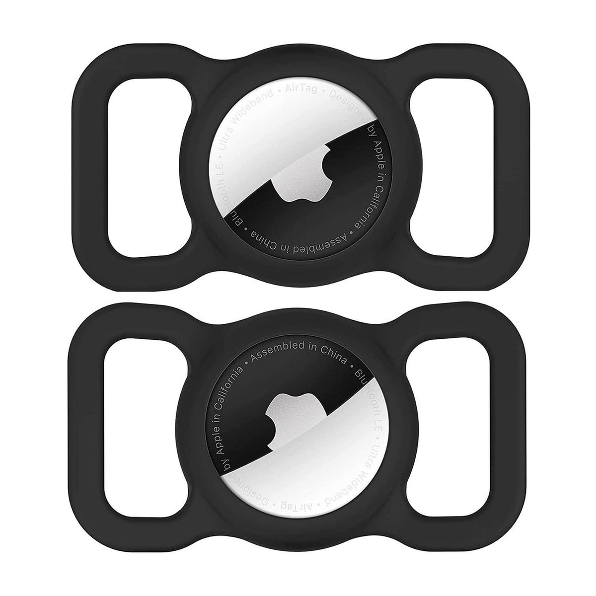 Wozinsky WEA-01 atvejas Apple AirTag silikoninis šunies arba katės obrožei - juodas -- Other phone accessories