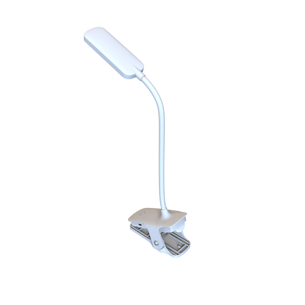 Wozinsky VT-02 Mini LED skaitymo lempa su žiebtuvėliu ir USB-C kabeliu 80 cm - Balta -- Table Lamps