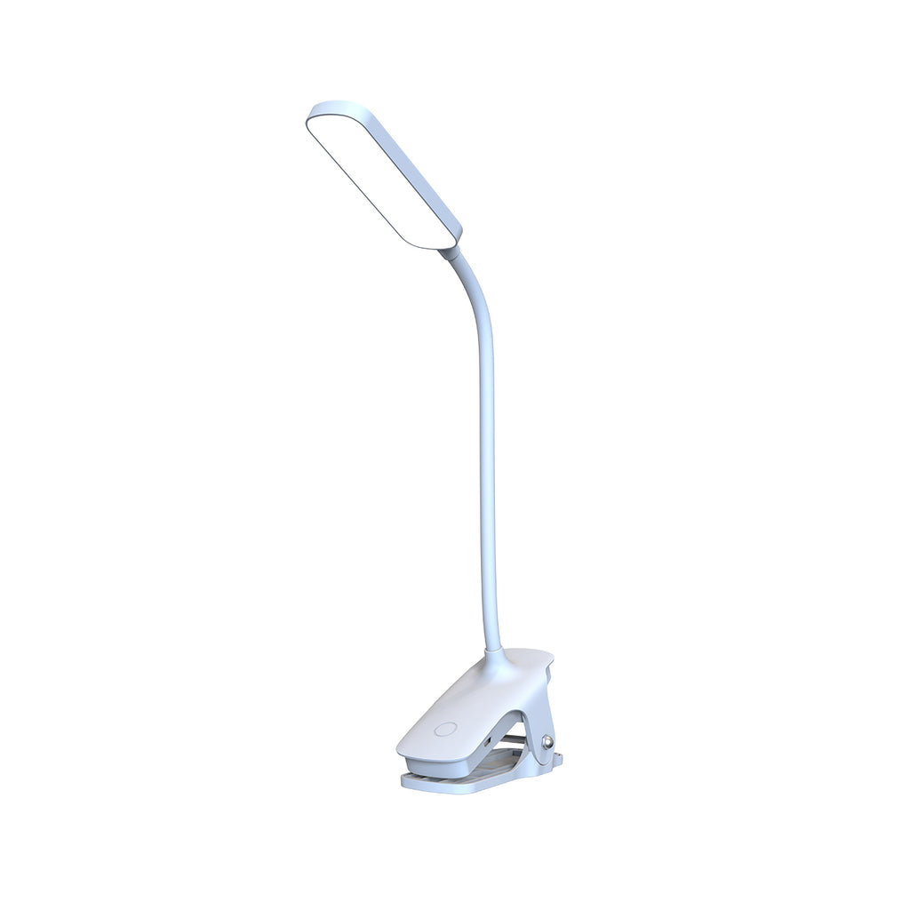 Wozinsky VT-02 Mini LED skaitymo lempa su žiebtuvėliu ir USB-C kabeliu 80 cm - Balta -- Table Lamps