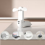 Jisulife Handheld Fan Life8 Nešiojamas USB ventiliatorius - balta -- Uncategorized