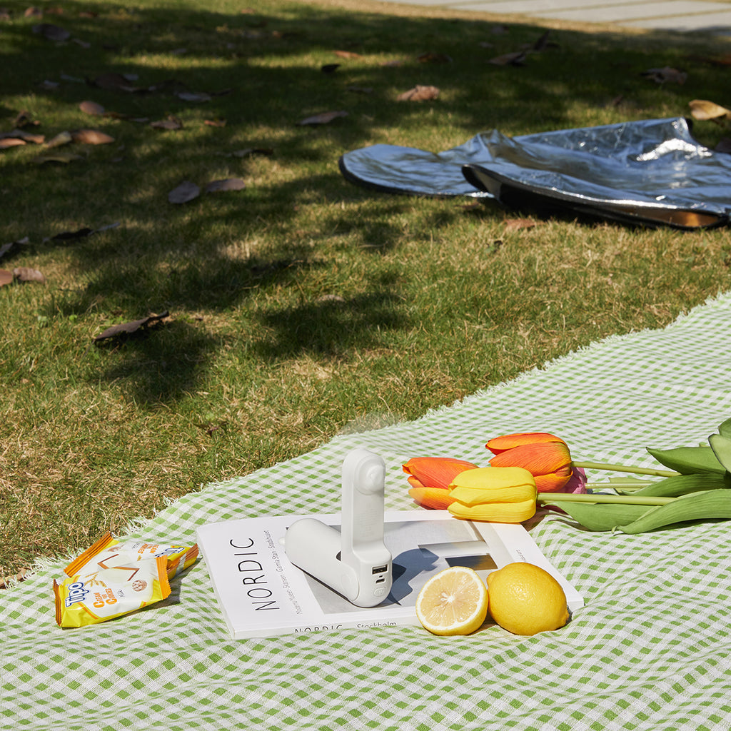 Jisulife Handheld Fan Life8 Nešiojamas USB ventiliatorius - balta -- Uncategorized