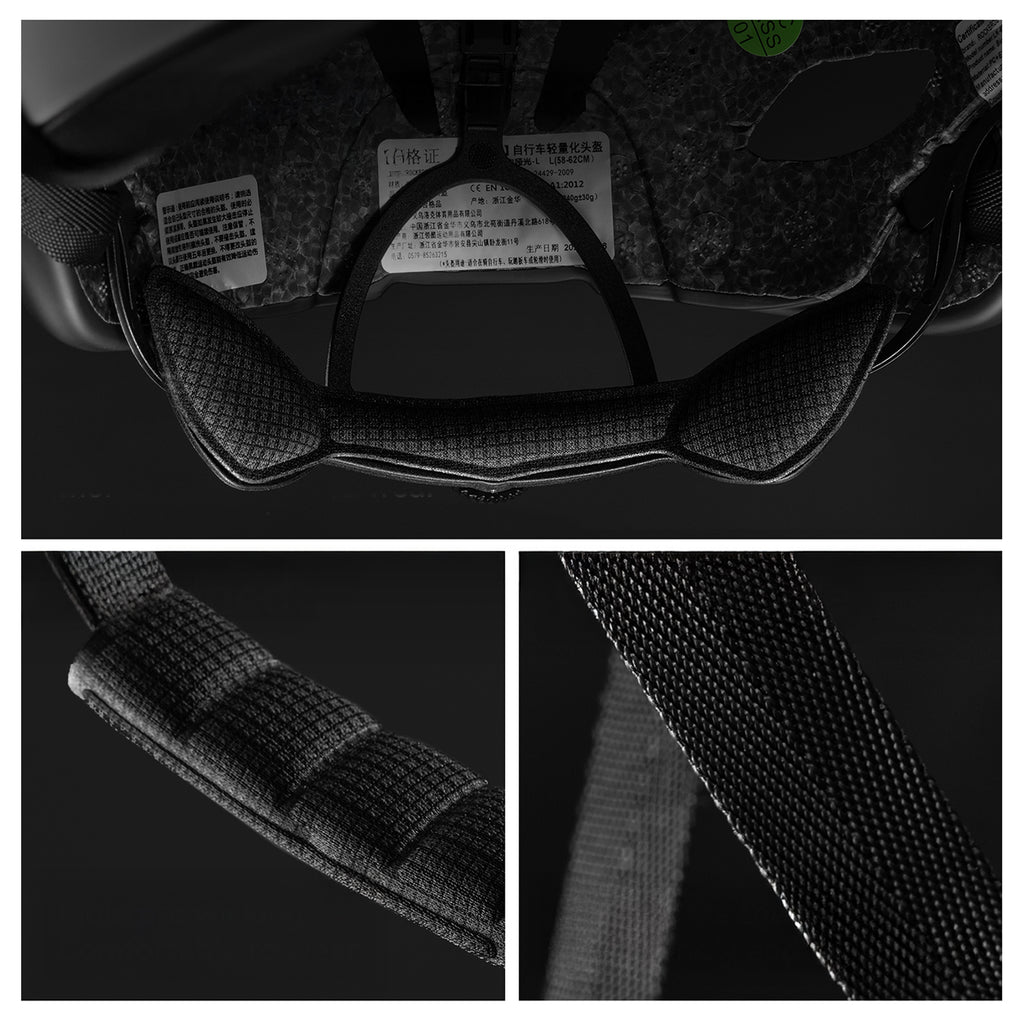 Rockbros LK-66 Lengvas dviračio šalmas 58-62 cm - juodas -- Bicycle Helmets