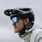 Rockbros LK-99 Kalnų dviračio šalmas su reguliuojama saugale ir magnetiniu užsegimu 58-62 cm - juodas -- Bicycle Helmets