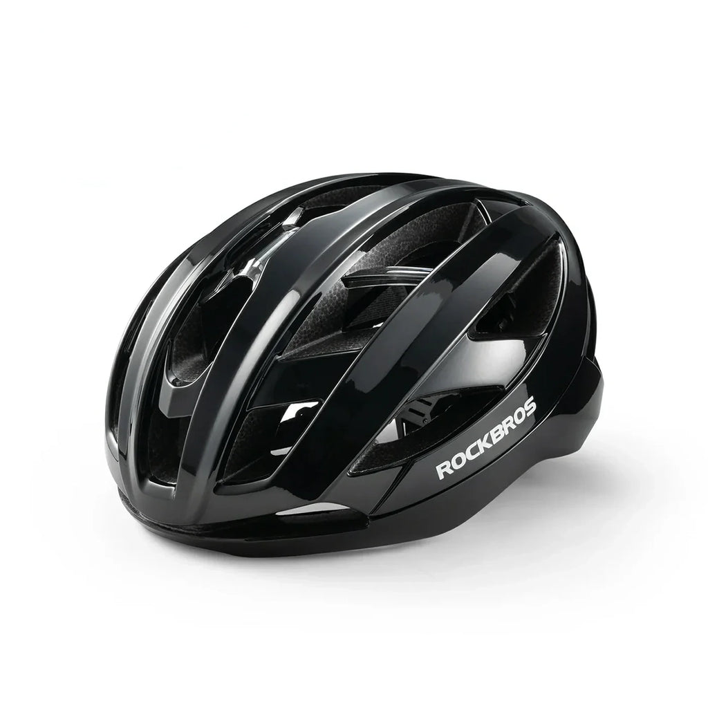 Rockbros LK-69 Dviračio šalmas su sustiprintu rėmu 58-62 cm - juodas -- Bicycle Helmets