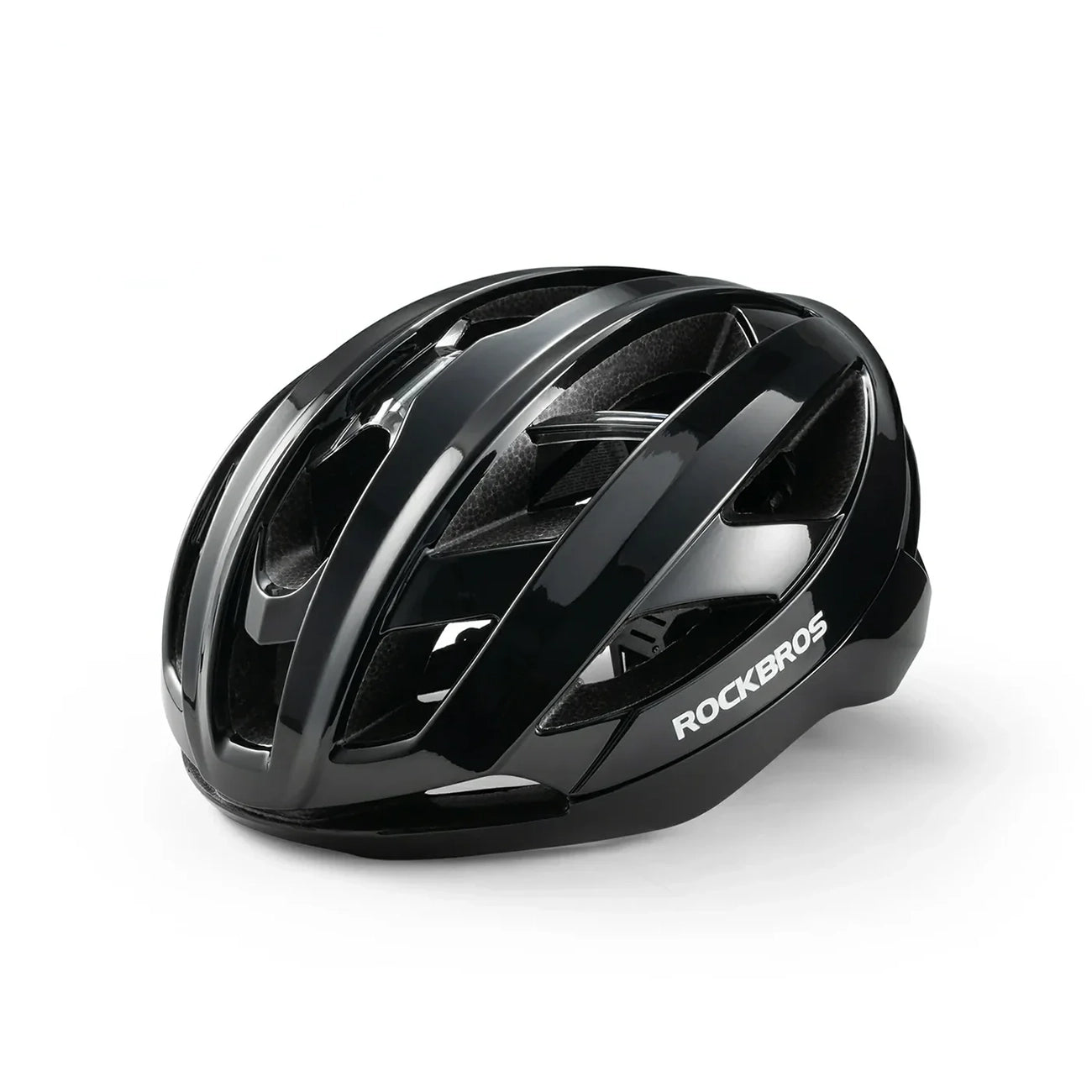 Rockbros LK-69 Dviračio šalmas su sustiprintu rėmu 58-62 cm - juodas -- Bicycle Helmets
