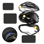Rockbros LK-69 Dviračio šalmas su sustiprintu rėmu 58-62 cm - juodas -- Bicycle Helmets