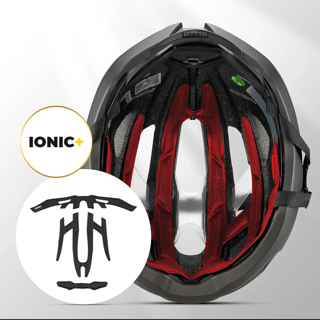 Rockbros LK-69 Dviračio šalmas su sustiprintu rėmu 58-62 cm - juodas -- Bicycle Helmets