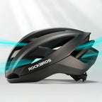 Rockbros LK-69 Dviračio šalmas su sustiprintu rėmu 58-62 cm - juodas -- Bicycle Helmets
