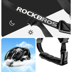 Rockbros LK-69 Dviračio šalmas su sustiprintu rėmu 58-62 cm - juodas -- Bicycle Helmets