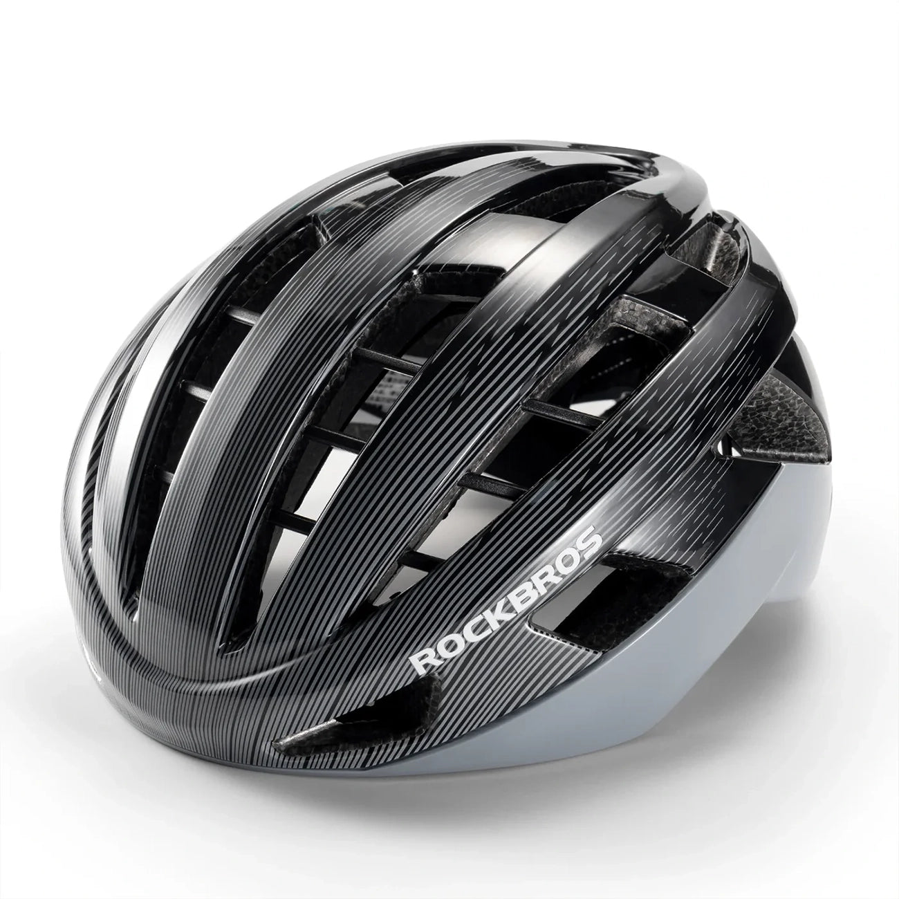 Rockbros LK-11 dviračio šalmas 58-62 cm - juodas -- Bicycle Helmets