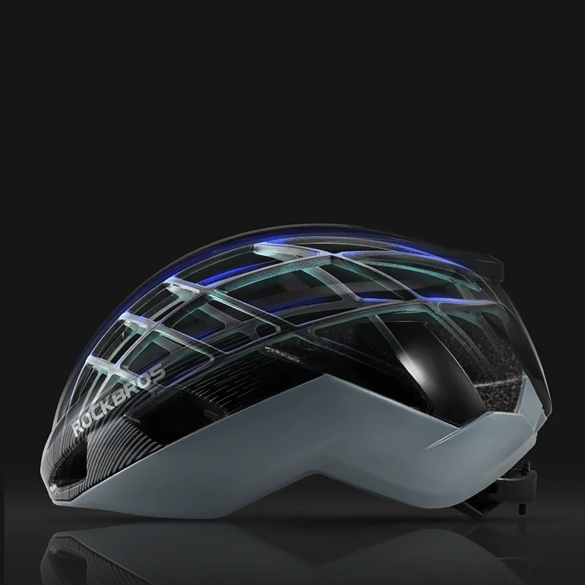 Rockbros LK-11 dviračio šalmas 58-62 cm - juodas -- Bicycle Helmets