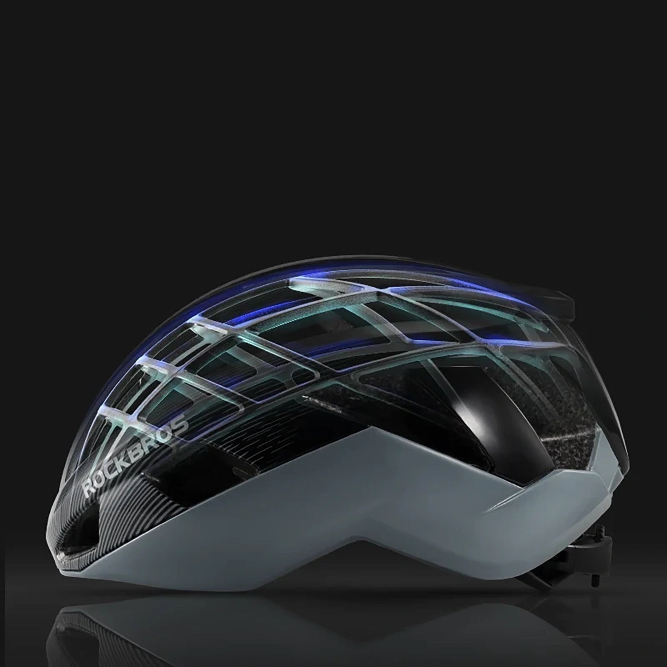 Rockbros LK-11 dviračio šalmas 58-62 cm - juodas -- Bicycle Helmets