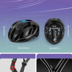 Rockbros TS-42 lengvas dviračio šalmas 58-62 cm - titanas -- Bicycle Helmets