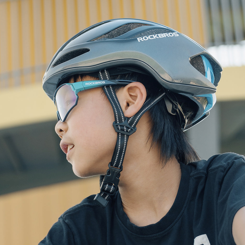 Rockbros TS-42 lengvas dviračio šalmas 58-62 cm - titanas -- Bicycle Helmets