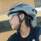 Rockbros TS-42 lengvas dviračio šalmas 58-62 cm - titanas -- Bicycle Helmets