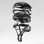 Rockbros TS-42 lengvas dviračio šalmas 58-62 cm - titanas -- Bicycle Helmets