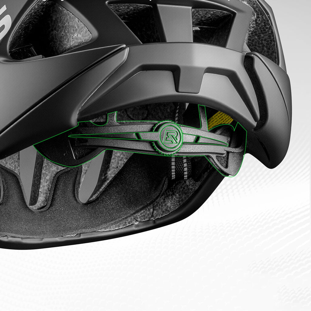 Rockbros TS-42 lengvas dviračio šalmas 58-62 cm - juodas -- Bicycle Helmets