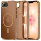 Tech-Protect BasicMag MagSafe Case, skirta iPhone 16e / 17e - Brown -- iPhone 16e