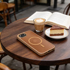 Tech-Protect BasicMag MagSafe Case, skirta iPhone 16e / 17e - Brown -- iPhone 16e