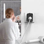 Tech-Protect TA300 kelioninis adapteris EU / UK / AU - juodas -- USB Adapters